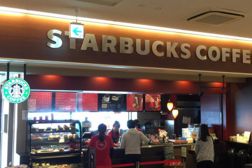 EXPASA御在所サービスエリア下りのスターバックスコーヒー