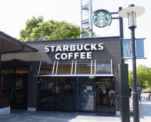 EXPASA多賀サービスエリア上りのスターバックスコーヒーの外観